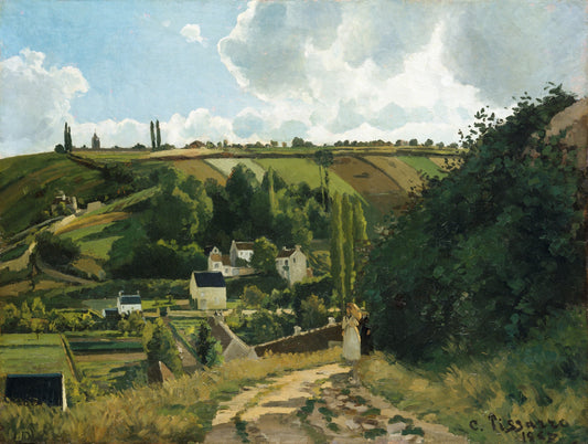 La côte du Jallais, Pontoise - Camille Pissarro