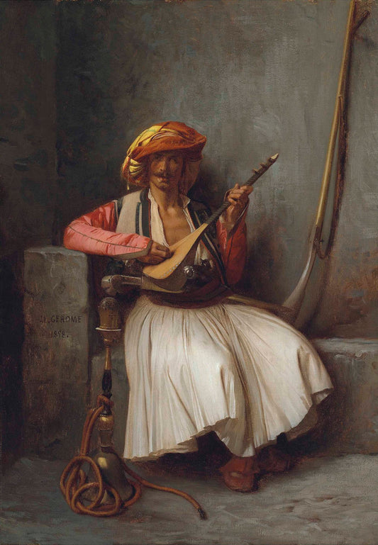 Le joueur de mandoline - Jean-Léon Gérôme