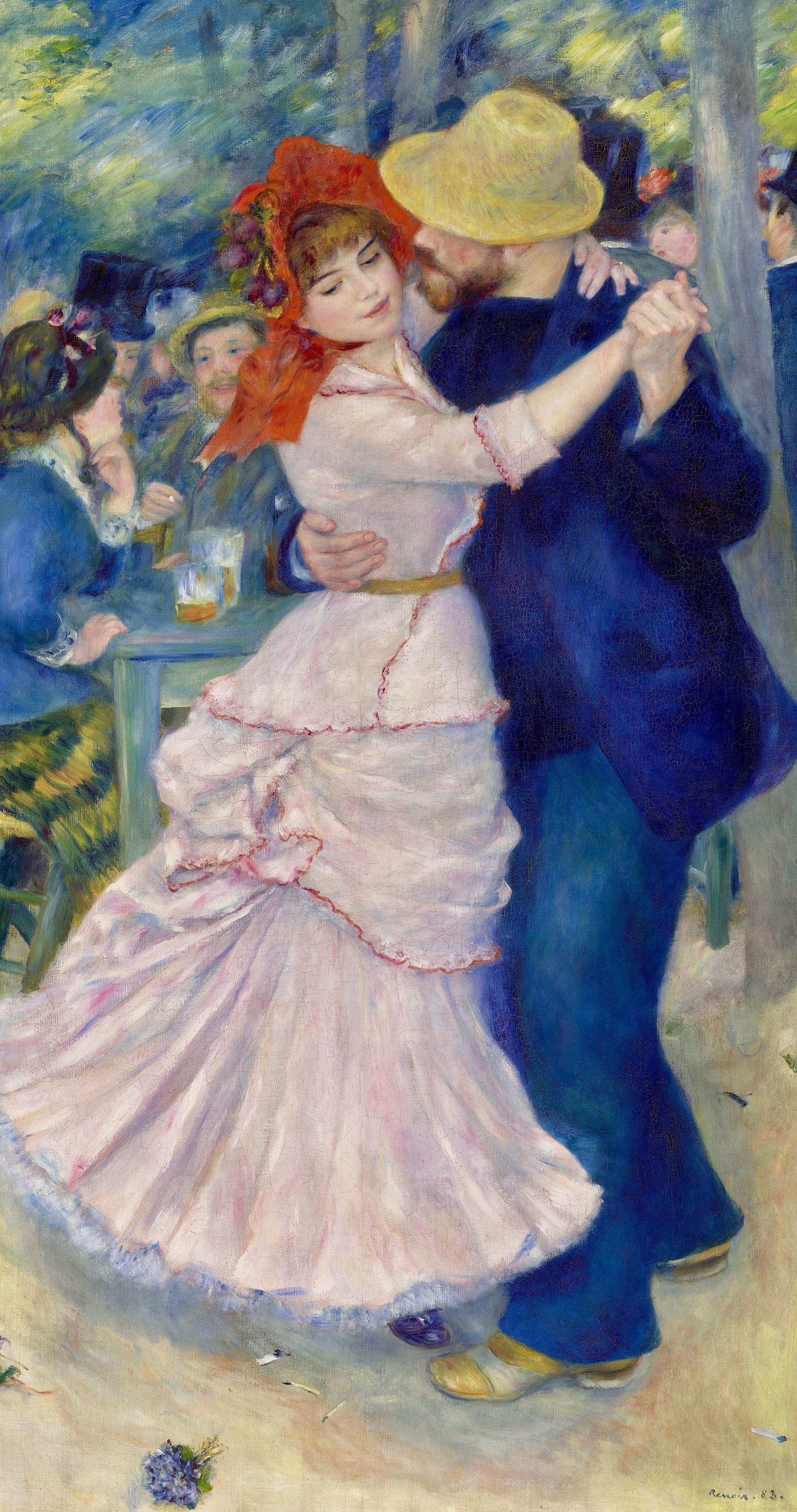 La Danse à Bougival - Pierre-Auguste Renoir