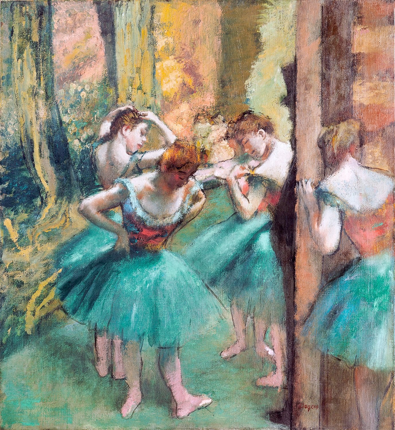 Danseuses rose et verte - Edgar Degas