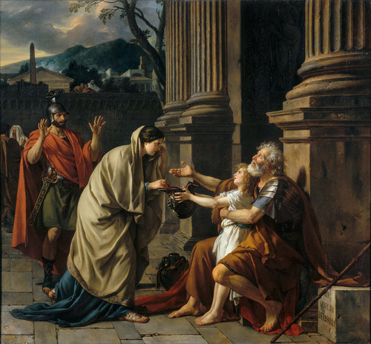 Belisarius demandant l'aumône - Jacques-Louis David