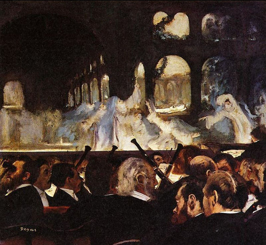 La scène de ballet de l'opéra 