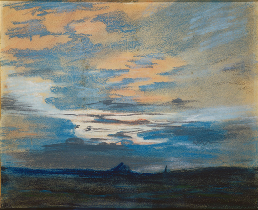 Coucher de soleil - Eugène Delacroix