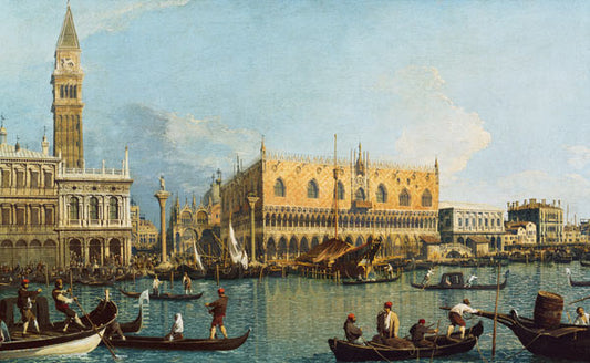 Le palais des Doges avec la Piazzetta - Giovanni Antonio Canal