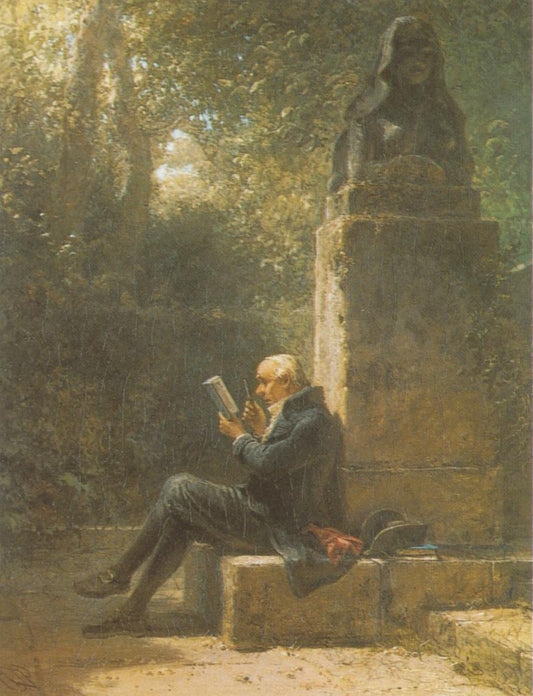 Le philosophe (Le lecteur dans le parc) - Carl Spitzweg