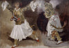 Deux soldats grecs dansant - Eugène Delacroix