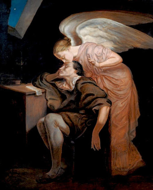 Le rêve du poète ou, le baiser de la muse - Paul Cézanne