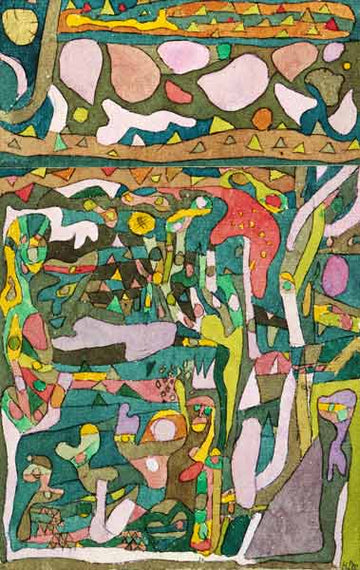 Le soleil, que le monde des couleurs trouve déjà, Komp compliqués - Paul Klee