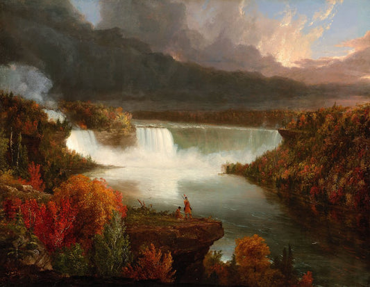Vue lointaine des chutes du Niagara - Thomas Cole