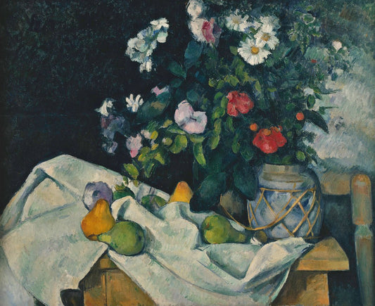 Nature morte avec des fleurs - Paul Cézanne