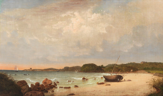 Dolliver's Neck et la côte ouest depuis Field Beach, 1857 - Fitz Henry Lane