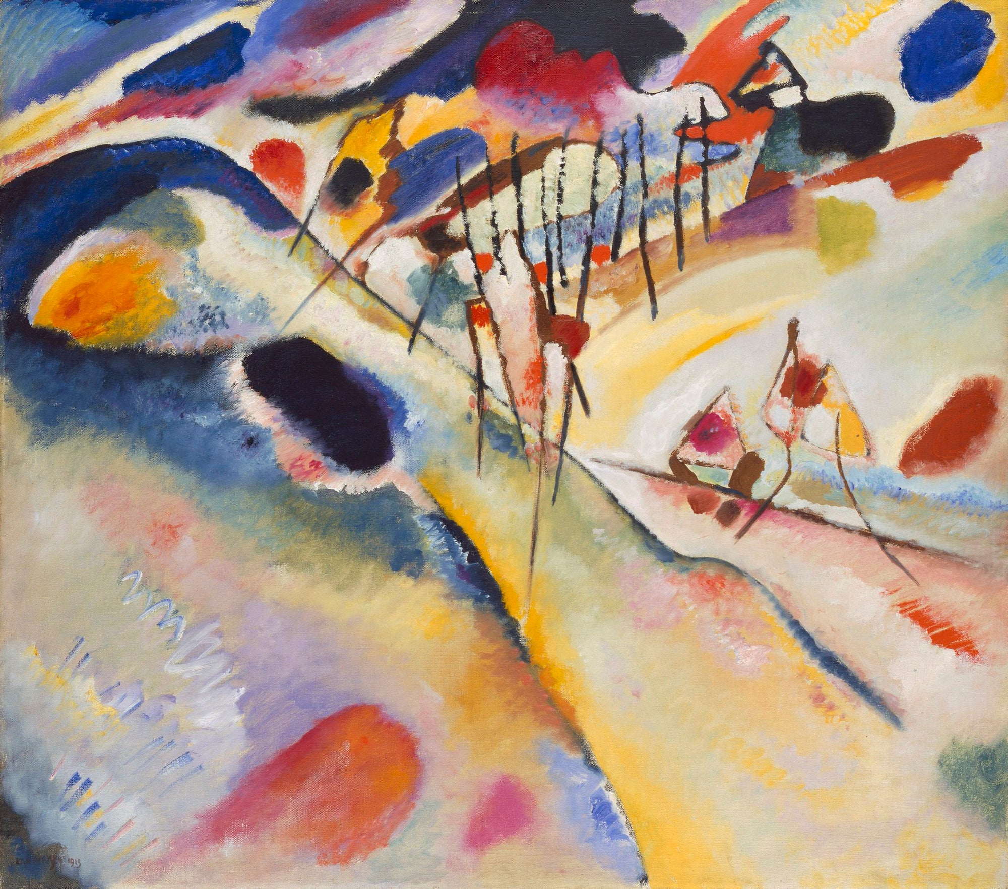 Paysage 1913 - Vassily Kandinsky