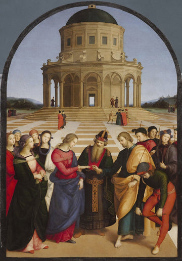 Le Mariage de la Vierge - Raphaël (peintre)