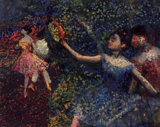 Danseuse avec un tambourin - Edgar Degas