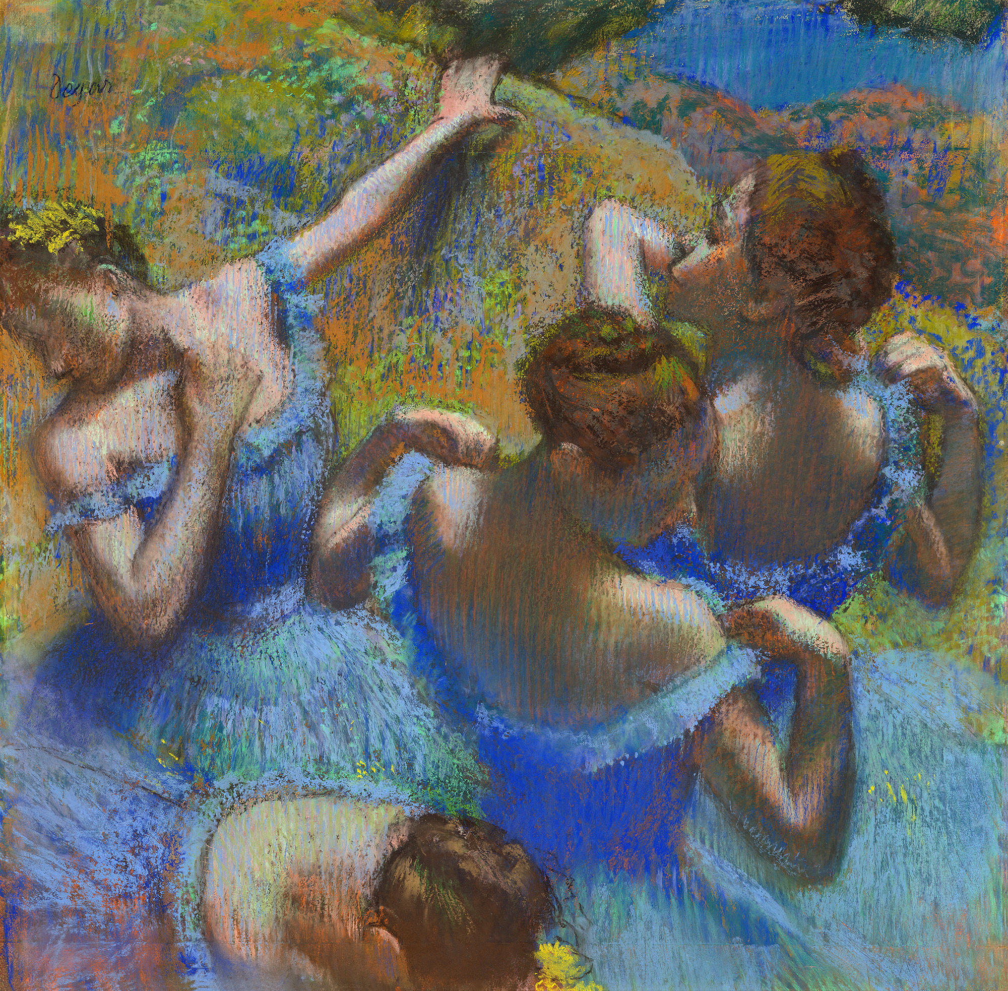 Danseuses en bleu - Edgar Degas