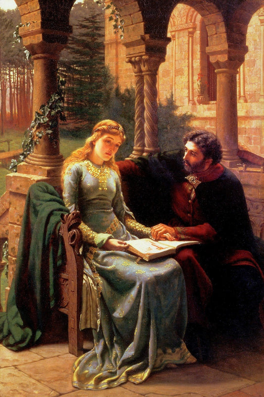 Abelard et sa pupille Héloïse - Edmund Leighton