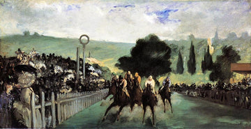 Les Courses à Longchamp - Edouard Manet