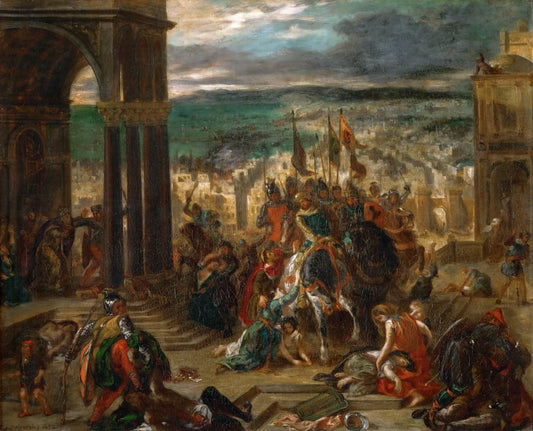 L'entrée des croisés à Constantinople - Eugène Delacroix