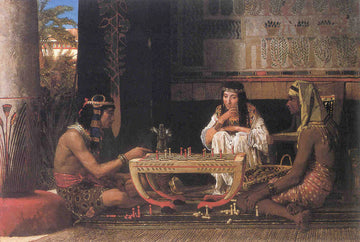 Joueurs d'échecs égyptiens - Lawrence Alma-Tadema