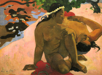 Aha oe Feii (Quoi ! Tu es jaloux ?) - Paul Gauguin