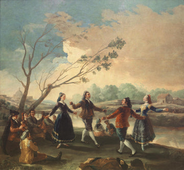 Danser sur les rives du Manzanares - Francisco de Goya