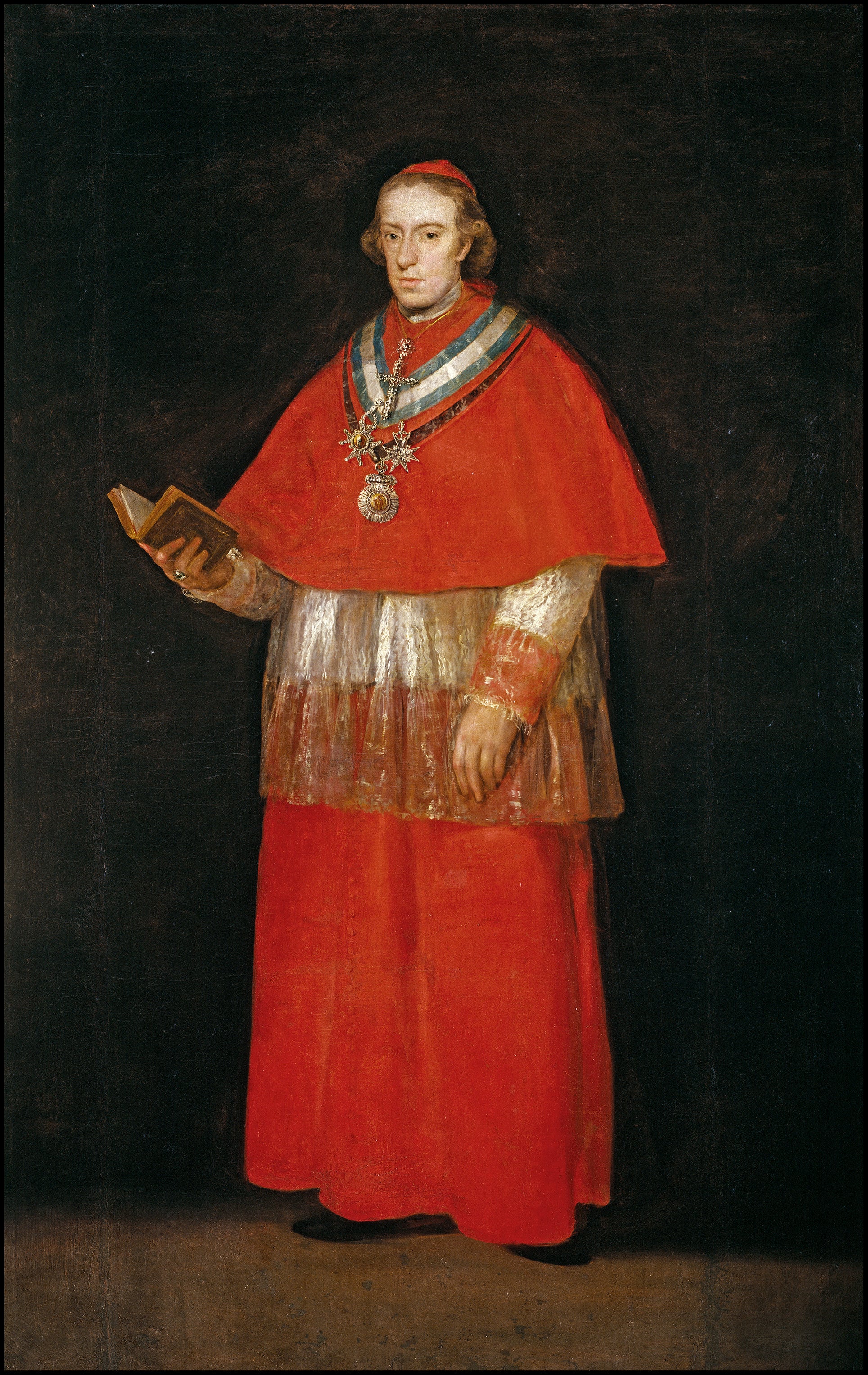 Cardinal Don Luis María de Borbón Vallabriga - Francisco de Goya