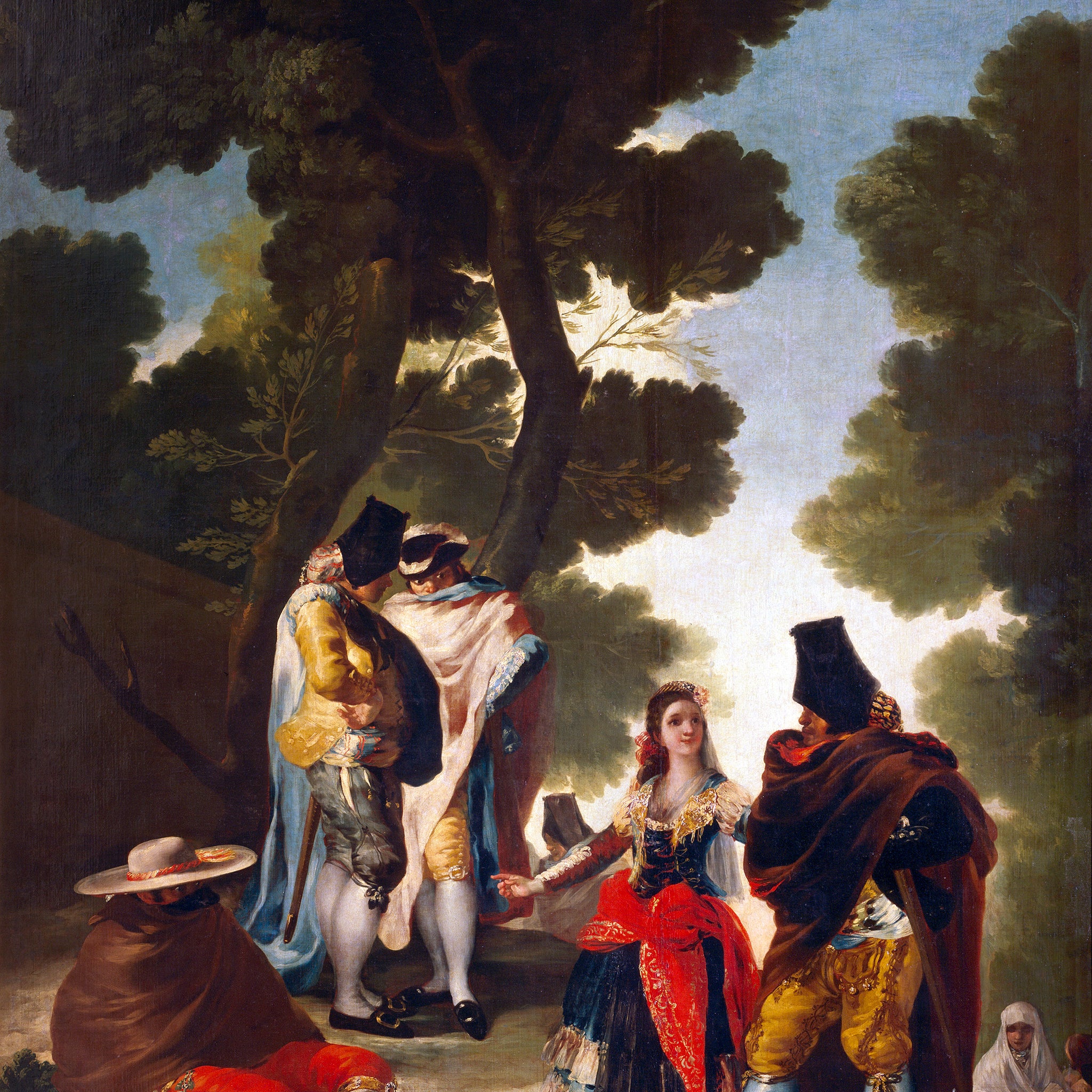 La Maja et les embozados - Francisco de Goya