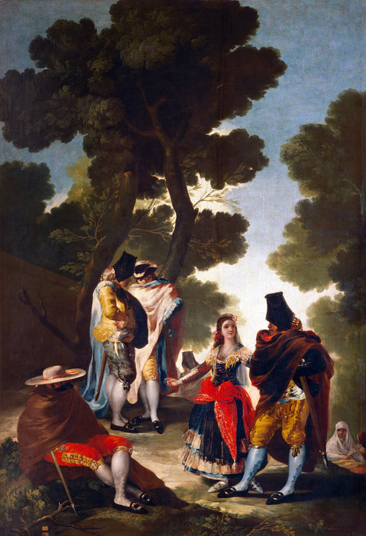 La Maja et les embozados - Francisco de Goya