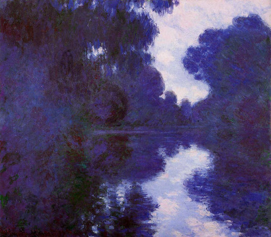 Matinée sur la Seine, temps net - Claude Monet