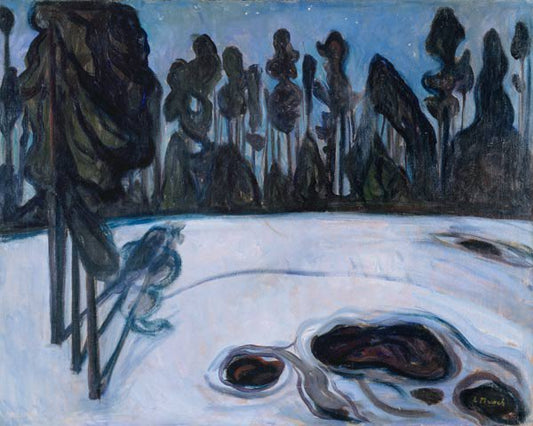 Paysage d'hiver de Edvard Munch