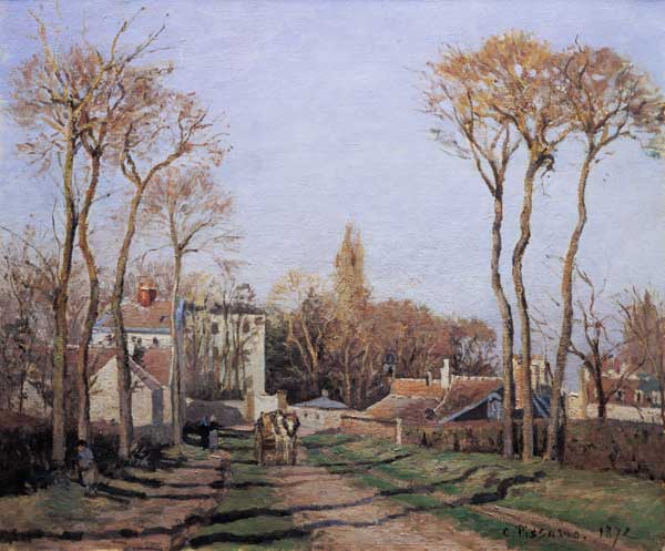 Entrée du village de Voisins - Edouard Manet
