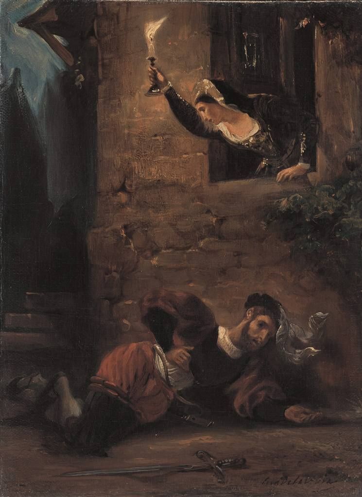 Le Valentin mourant - Eugène Delacroix