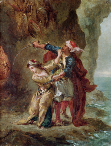 La Fiancée d'Abydos - Eugène Delacroix