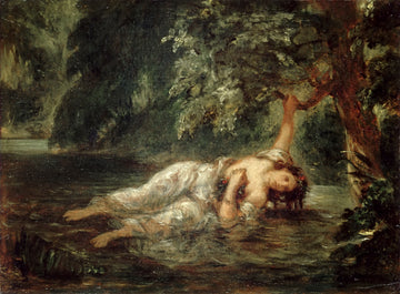 La mort d'Ophélie 1844 - Eugène Delacroix