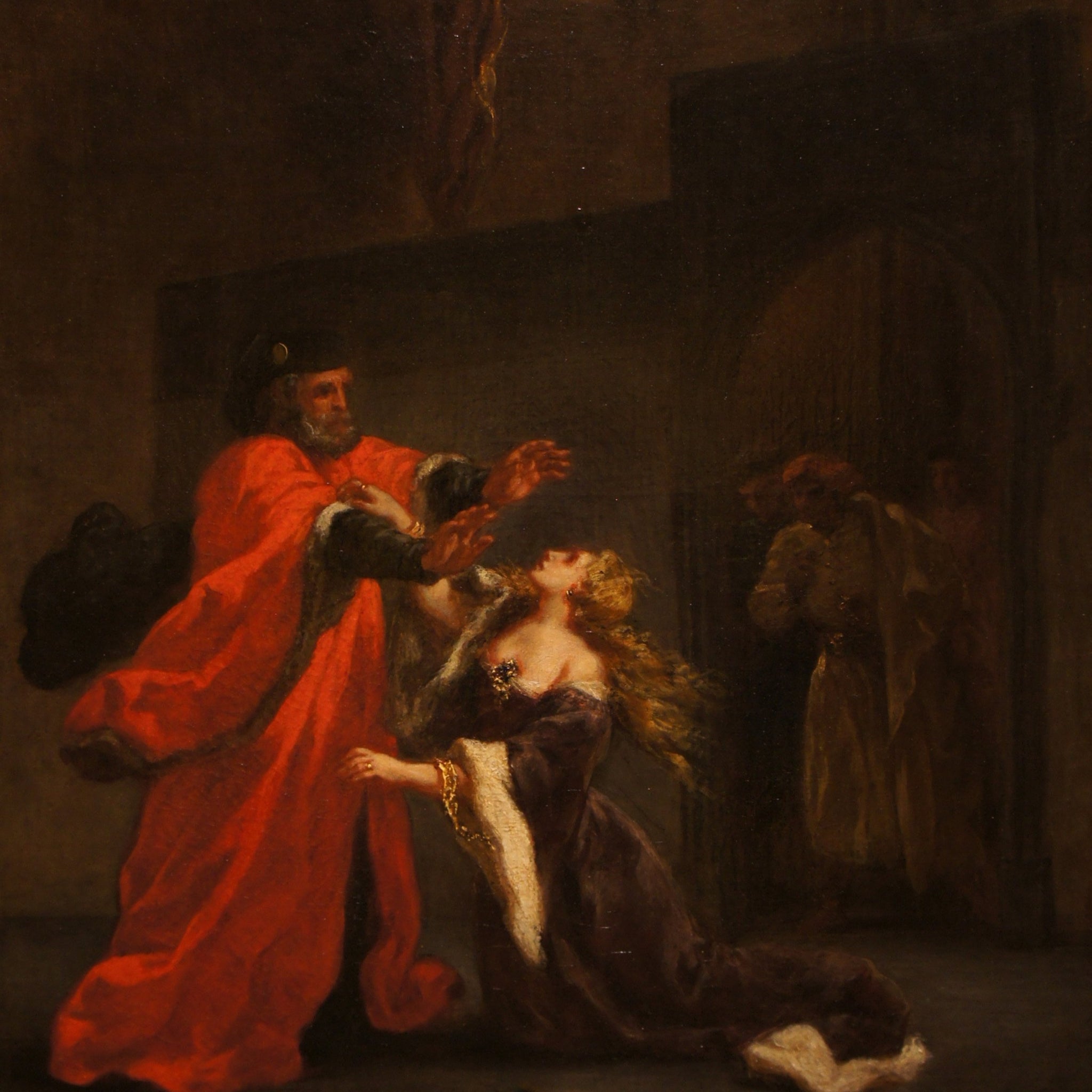 Desdémone maudite par son père - Eugène Delacroix