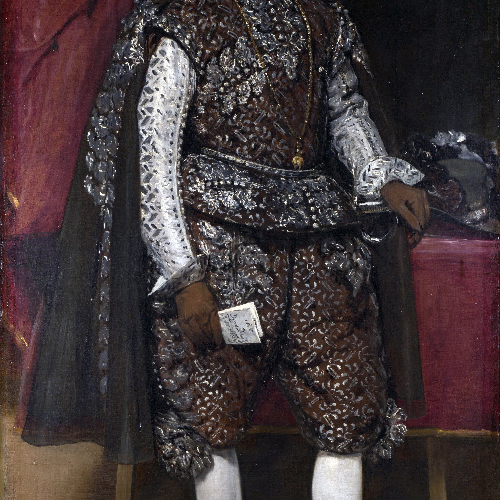 Portrait de Philippe IV d'Espagne, brun et argent - Diego Velázquez