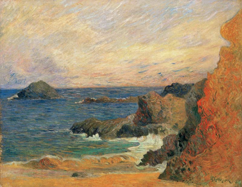 Côte rocheuse - Paul Gauguin