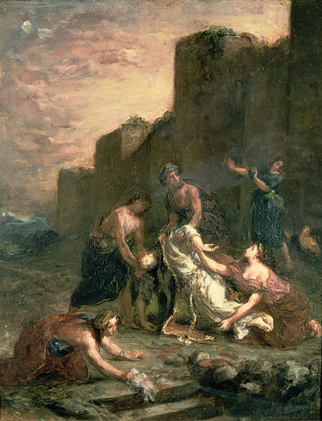 Le martyre de saint Étienne - Eugène Delacroix