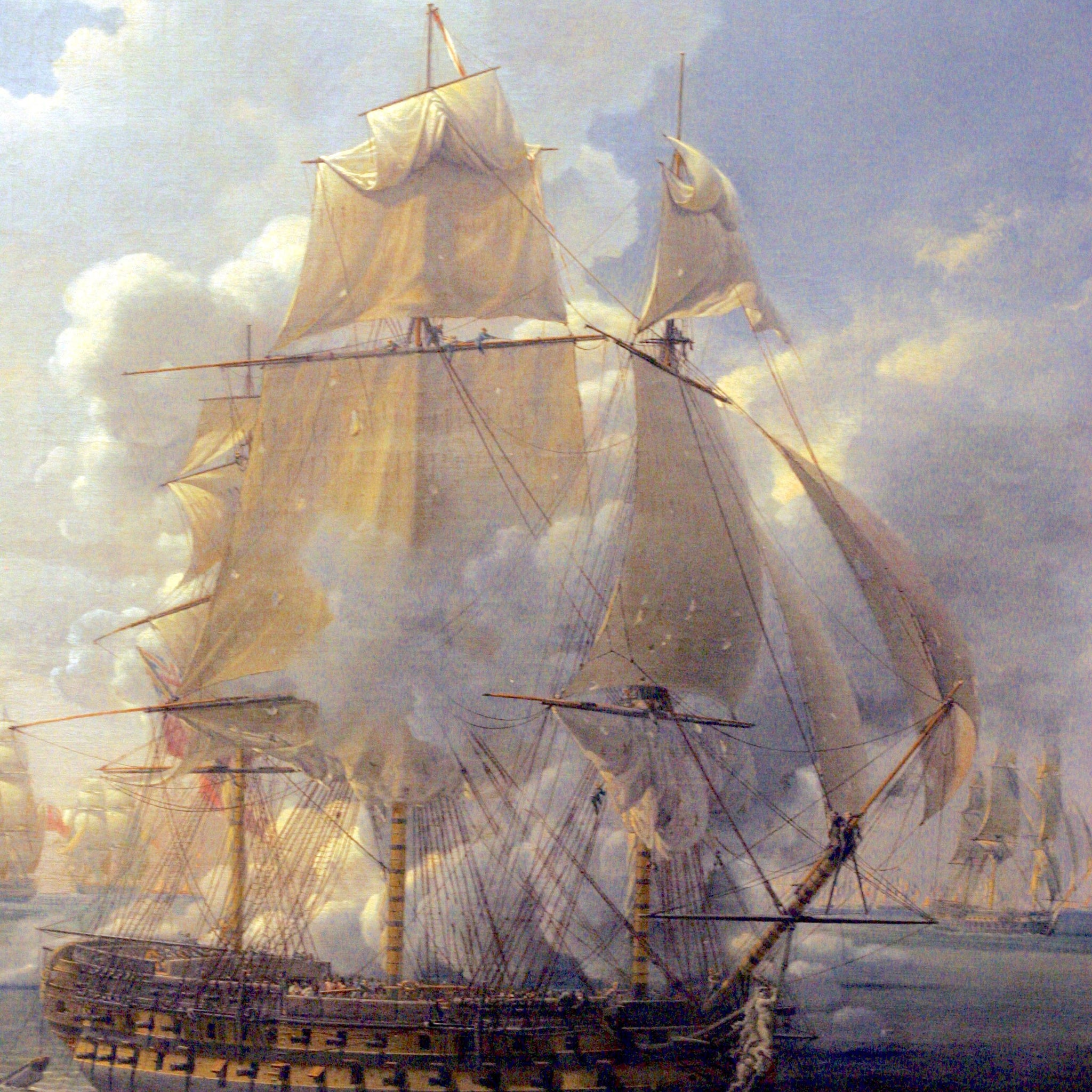 Combat du Pursuer contre l'Hercule, 1803 - Louis Philippe Crepin