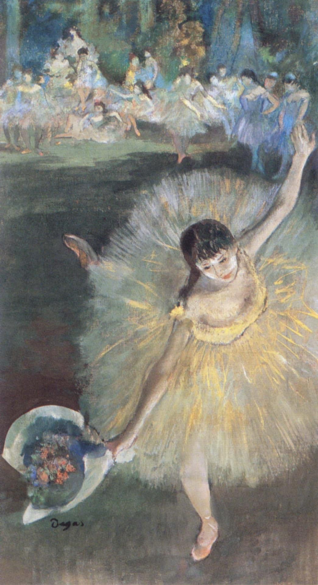 Fin d'arabesque - Edgar Degas