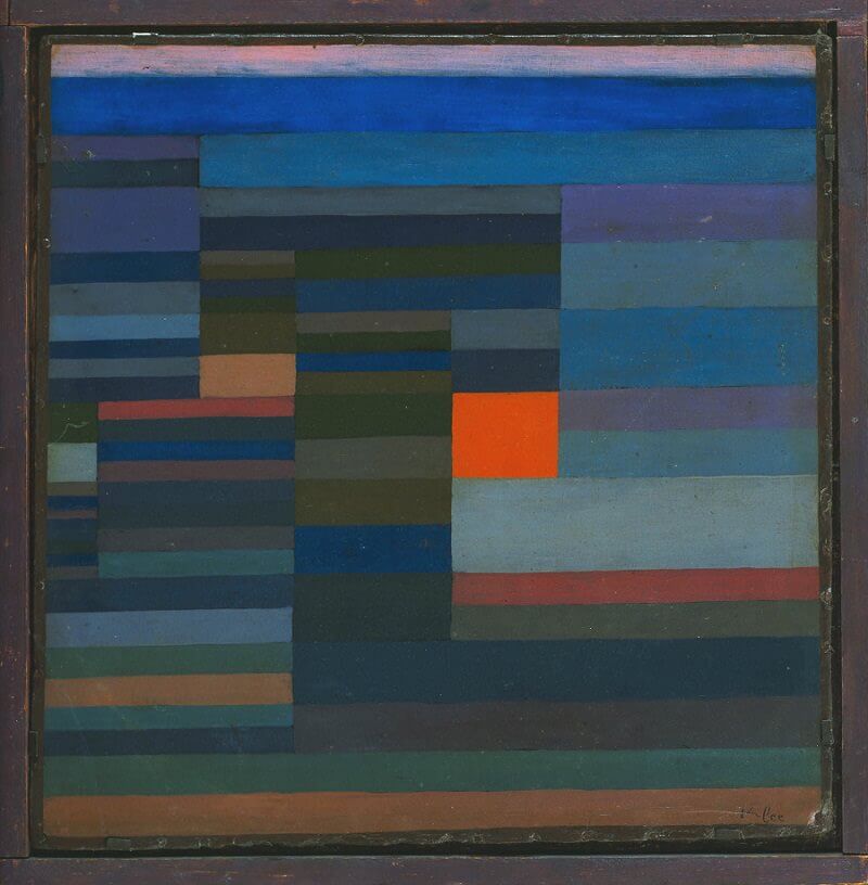 Soirée feu - Paul Klee