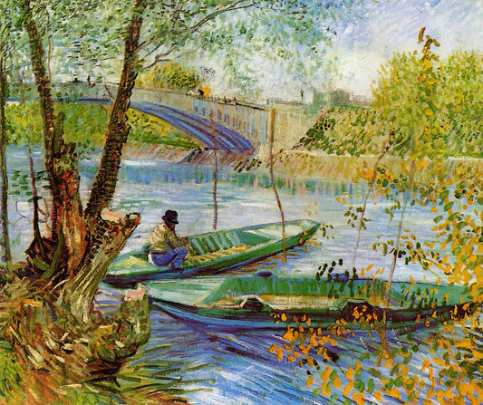 La Pêche au Printemps, Pont de Clichy - Van Gogh