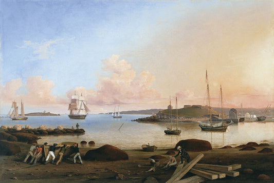 Le fort et l'île Ten Pound, Gloucester, Massachusetts, 1847 - Fitz Henry Lane