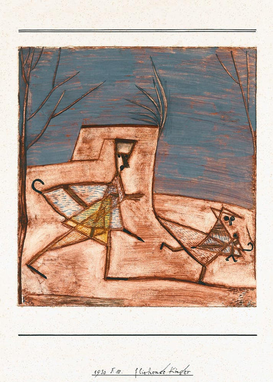 Enfants fuyant Enfants fuyant, 1930 - Paul Klee
