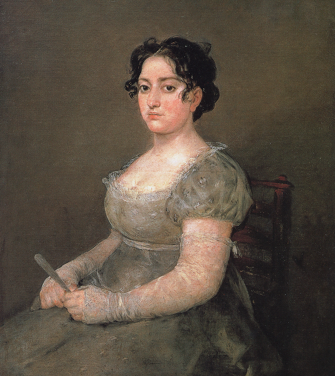 Femme à l'éventail - Francisco de Goya