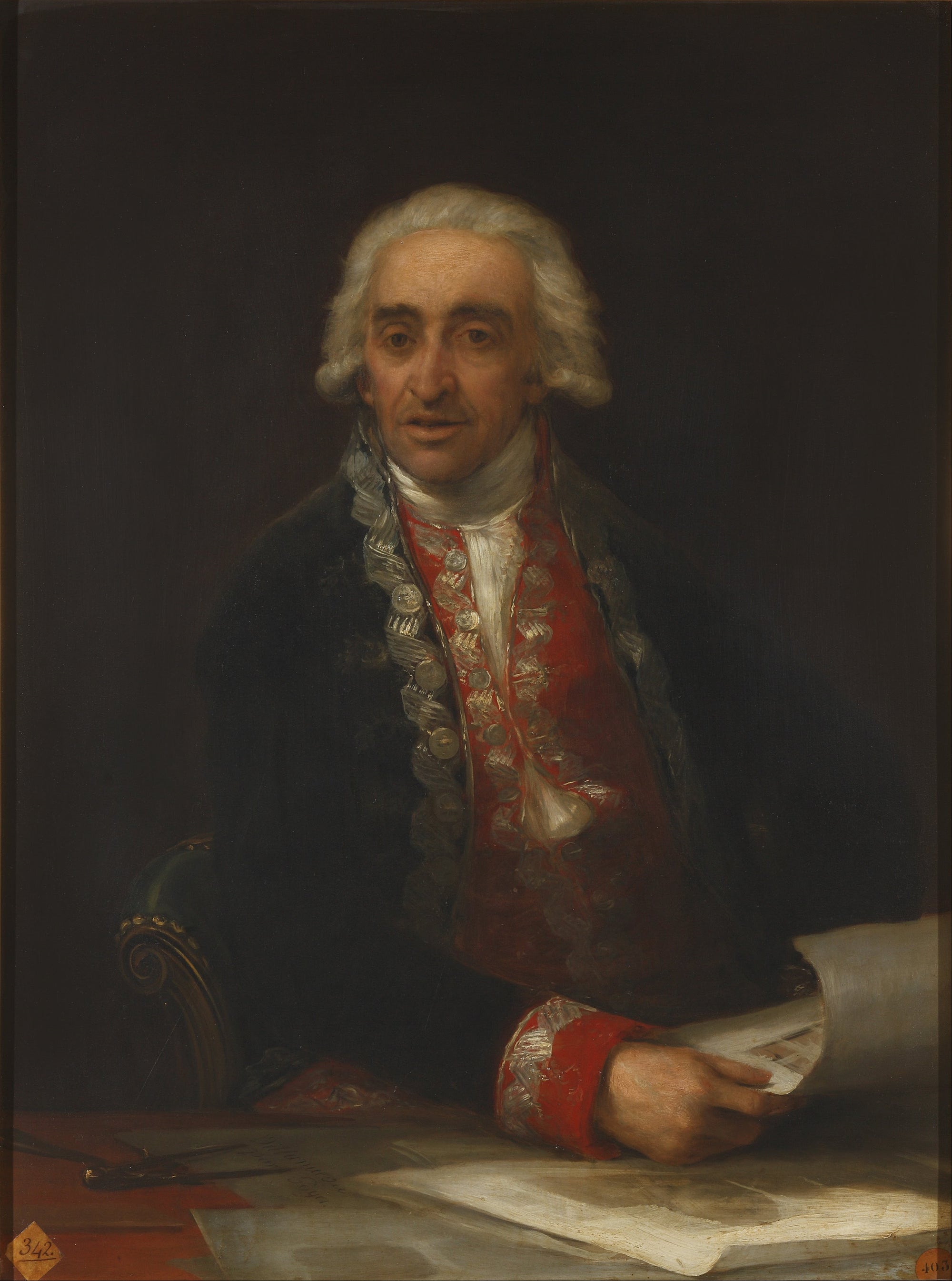 Portrait de Juan de Villanueva - Francisco de Goya