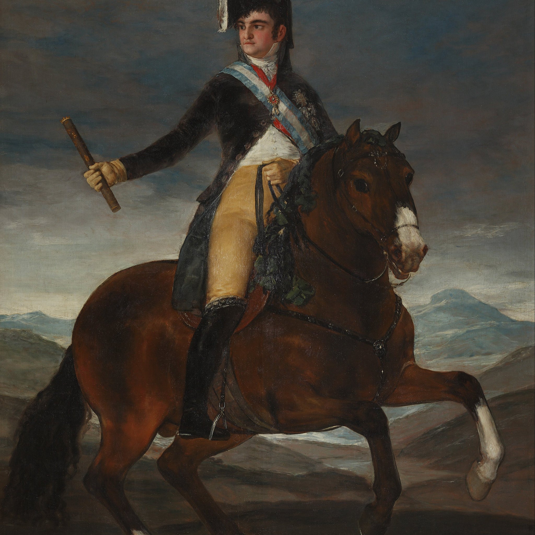 Ferdinand VII à cheval - Francisco de Goya