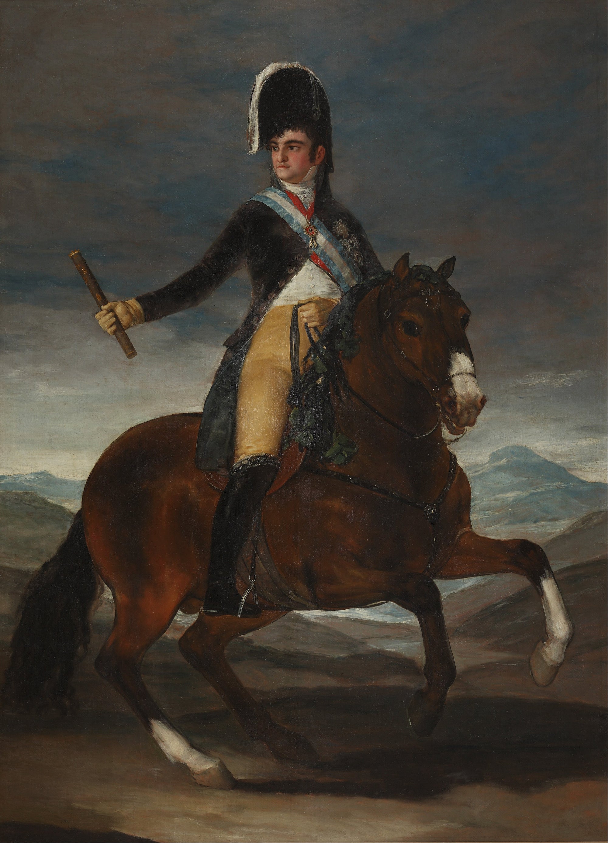 Ferdinand VII à cheval - Francisco de Goya