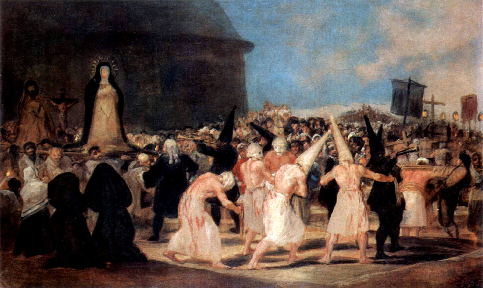 Procession de flagellants - Francisco de Goya
