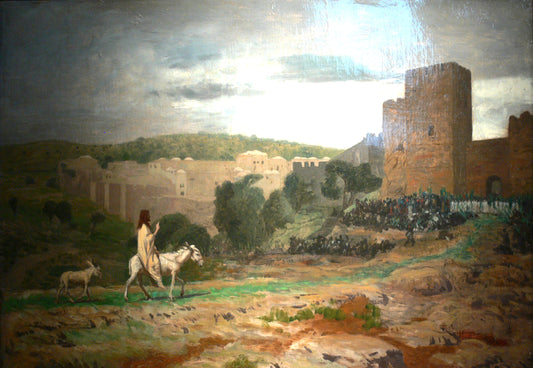 L'entrée du Christ à Jérusalem (esquisse) - Jean-Léon Gérôme
